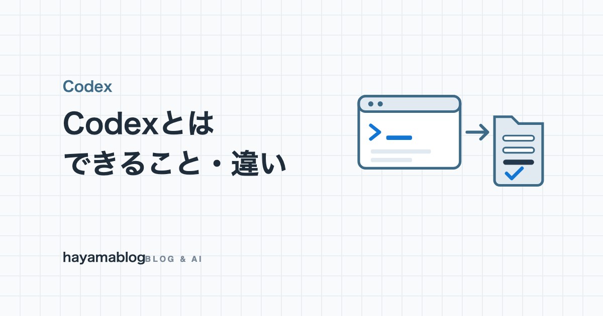 Codexとは?ChatGPTとの違い・できること・できないことを解説【2026年9月】