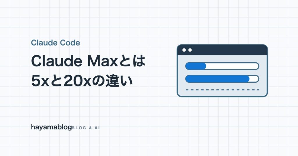 Claude Maxとは?5xと20xの違いと料金、自動投稿を5か月回して分かった元が取れる使い方【2026年10月】