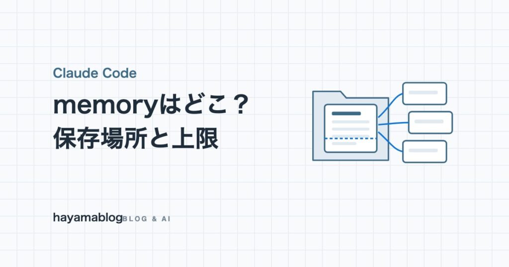 Claude Codeのmemoryはどこにある？保存場所と、199件ためて分かった読み込みの上限【2026年10月】